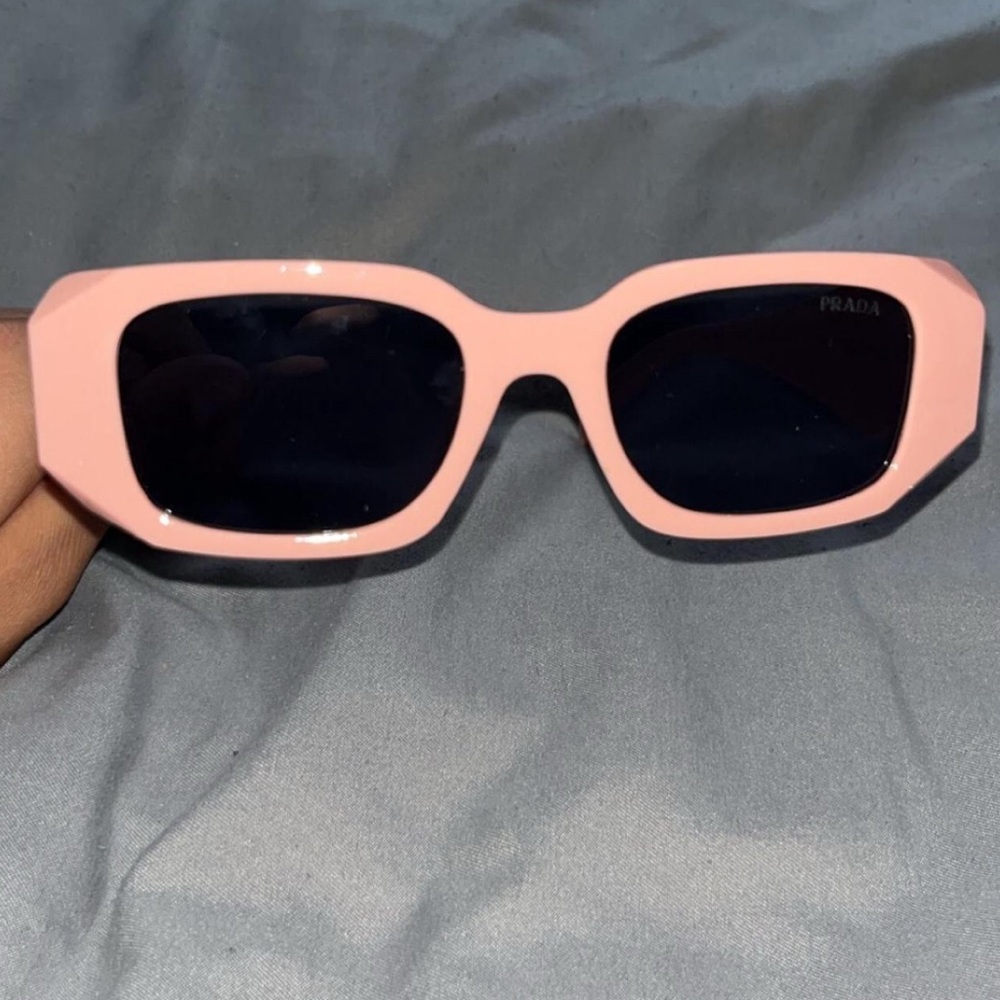 Prada Pink and Black Sunglasses